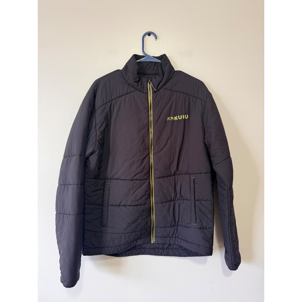 Kuiu Kenai Insulated Jacket Mens Large Gray Toray 3DeFX+ Full Zip Hunting Coat